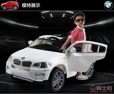 【Berica/贝瑞佳BMW儿童电动车四轮汽车童车可坐遥控车小宝宝带人玩具车宝马X6JJ258】泰兴市新国峰童车销售部 - 产品库